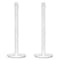 Mr. Chain White Medium Duty Stowable Stanchion, 2PK 93701-2 - alternate 1